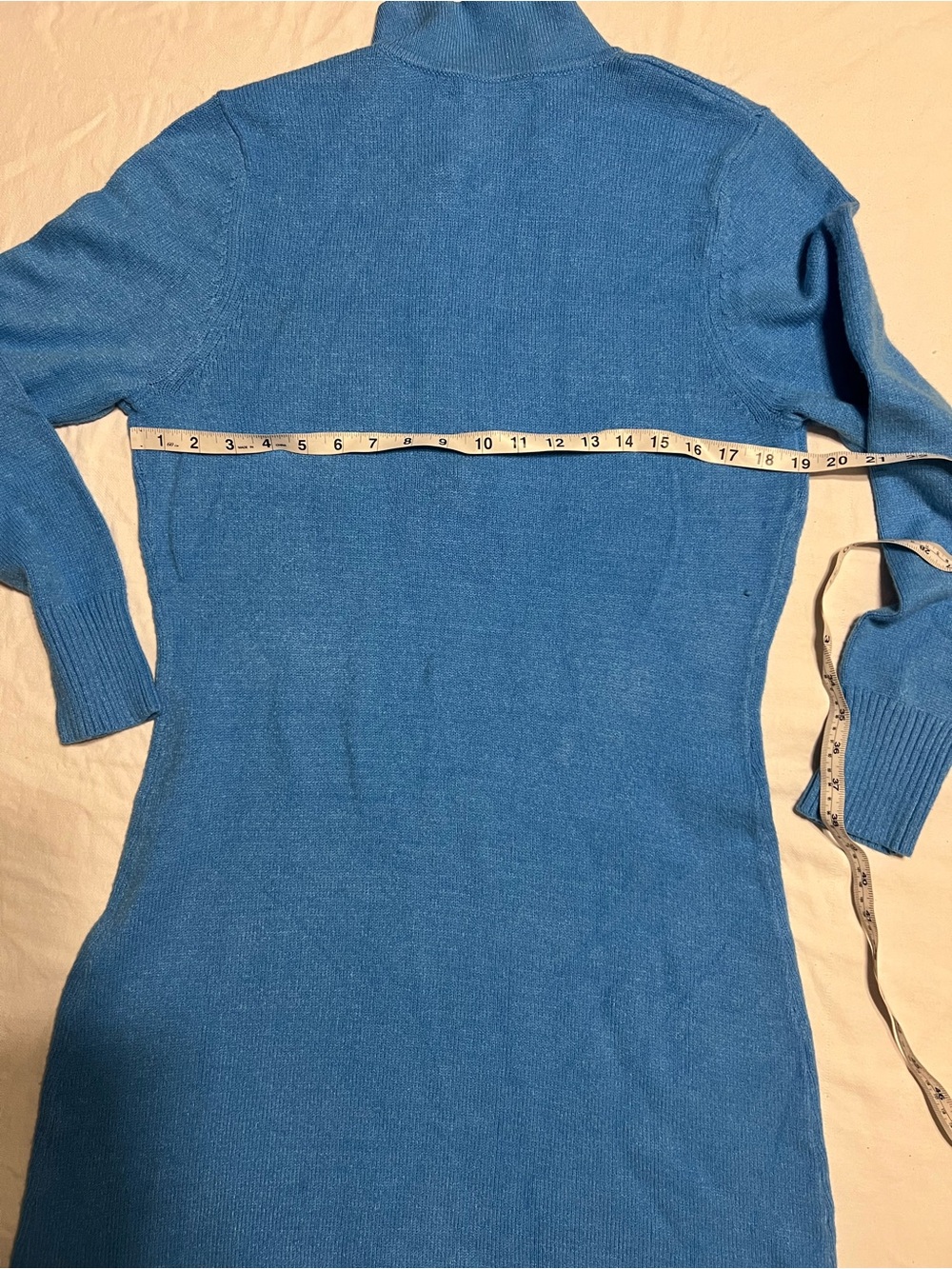 Lilly Pulitzer Bright Blue V-Neck Polo Sweater Dress - Picture 5 of 7